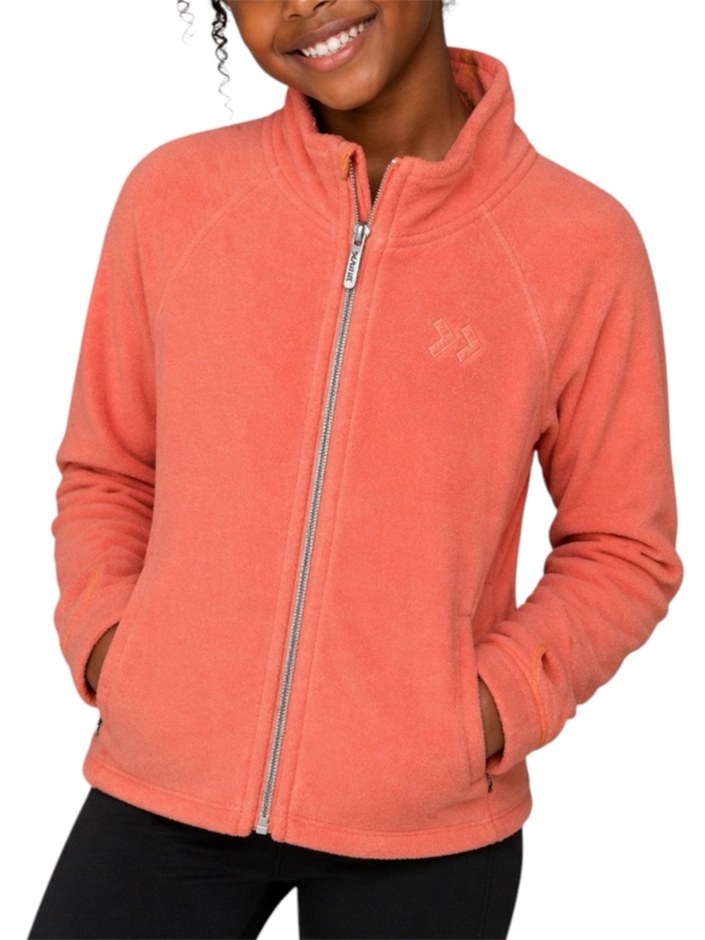 157 FUNK Peach Fleece Jacket Large